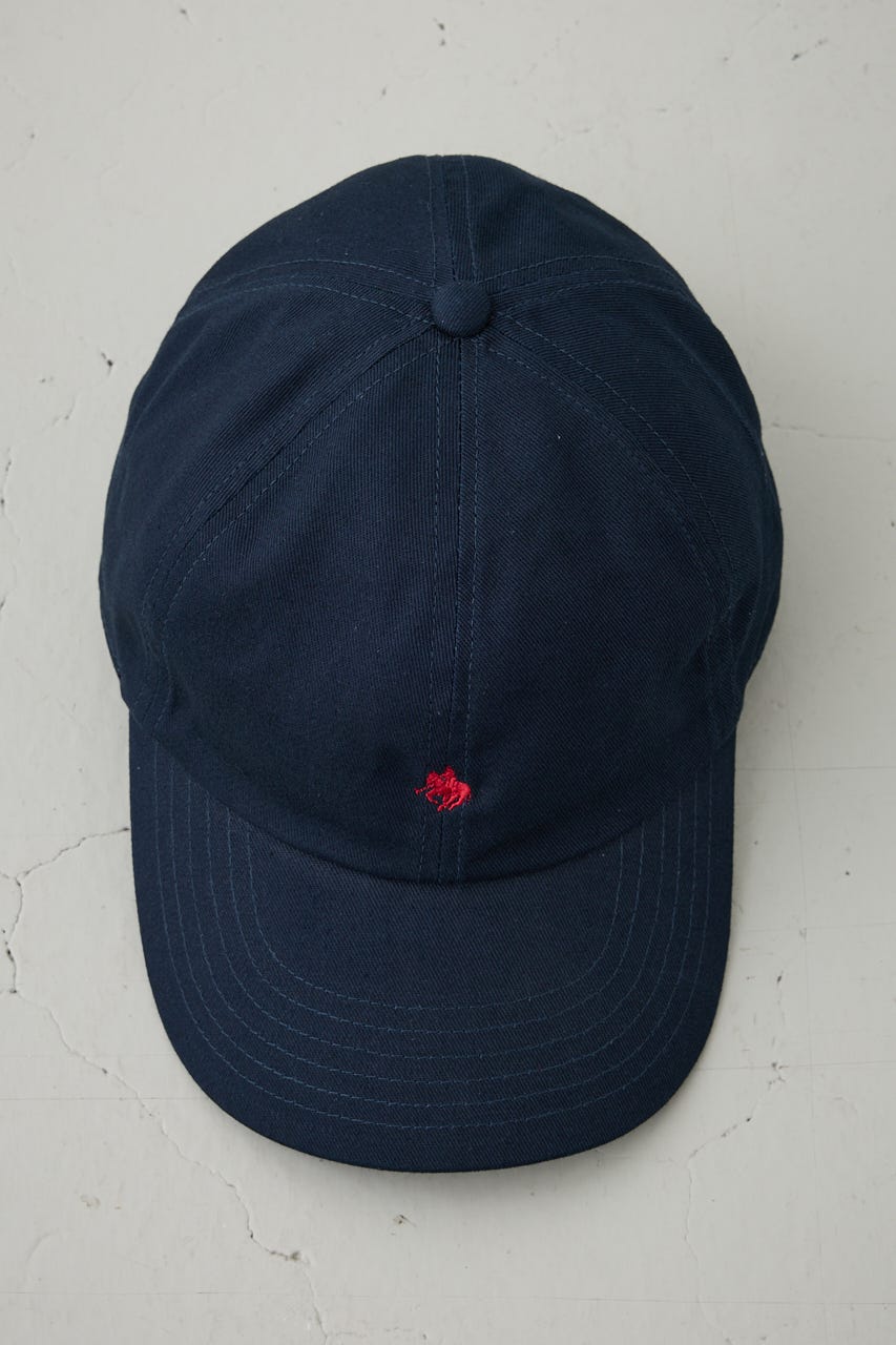 【POLO BCS×AZUL】ロゴ刺繍キャップ NVY FREE