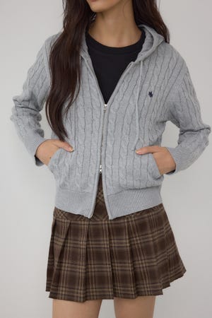 【POLO BCS×AZUL】WZIPニットパーカー