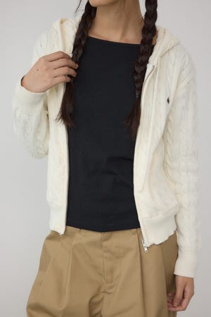 【POLO BCS×AZUL】WZIPニットパーカー