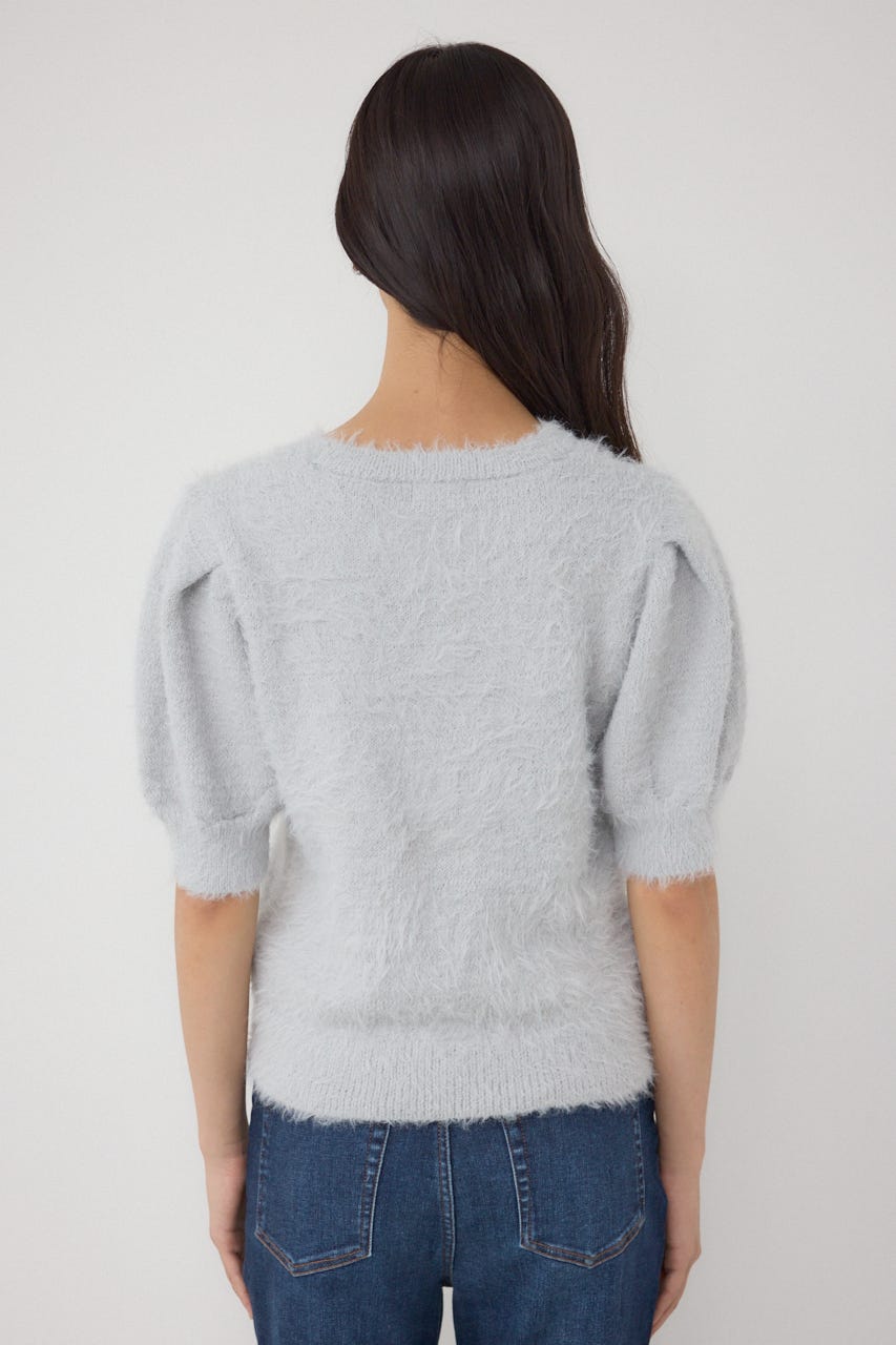 AZUL BY MOUSSY | 【POLO BCS×AZUL】シャギー5分袖ニット
