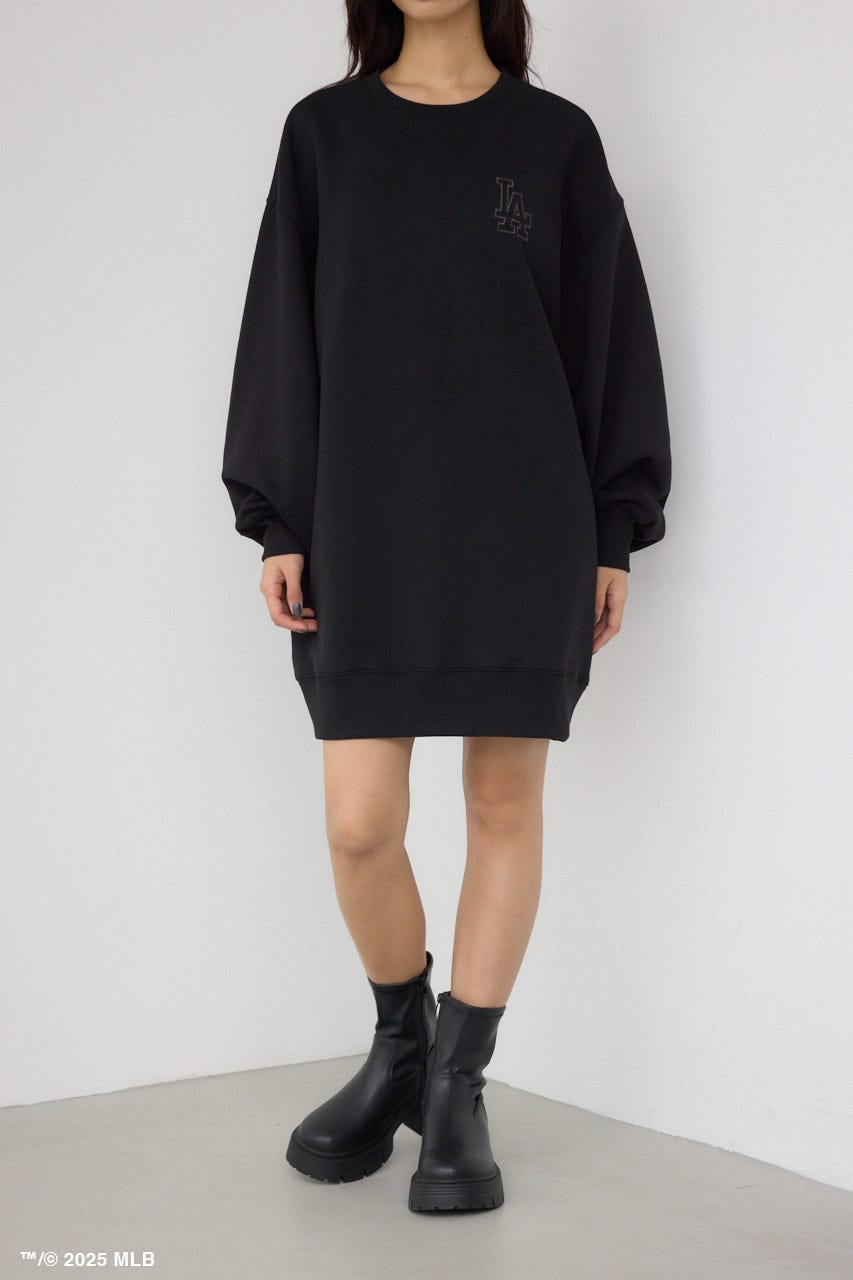 【MLB】AZUL エンボスロゴスウェット BLK FREE