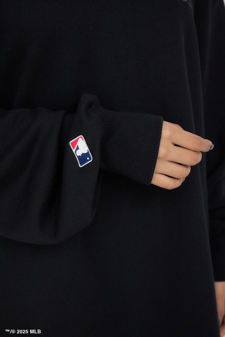 【MLB】AZUL エンボスロゴスウェット BLK FREE