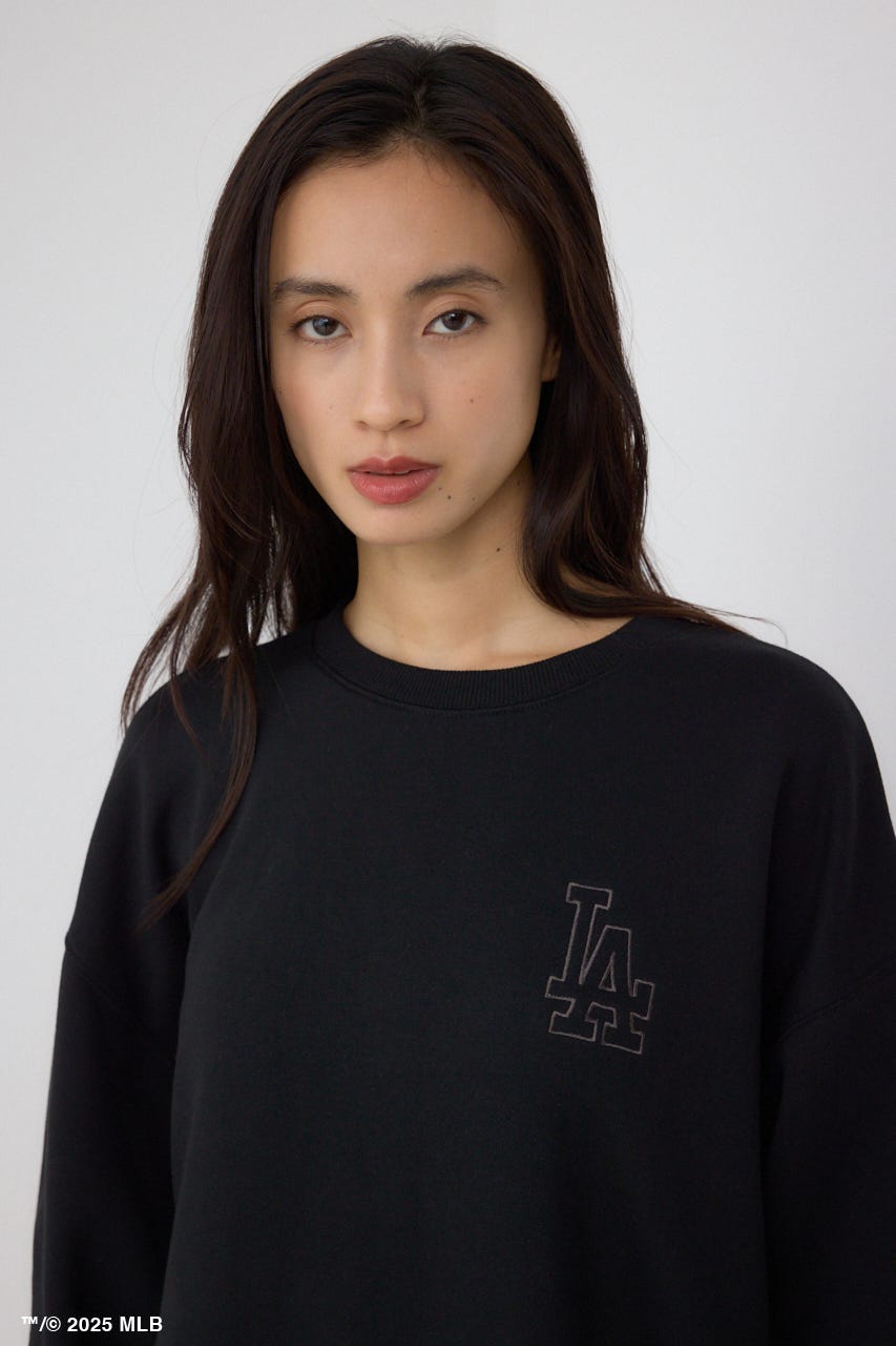 【MLB】AZUL エンボスロゴスウェット BLK FREE