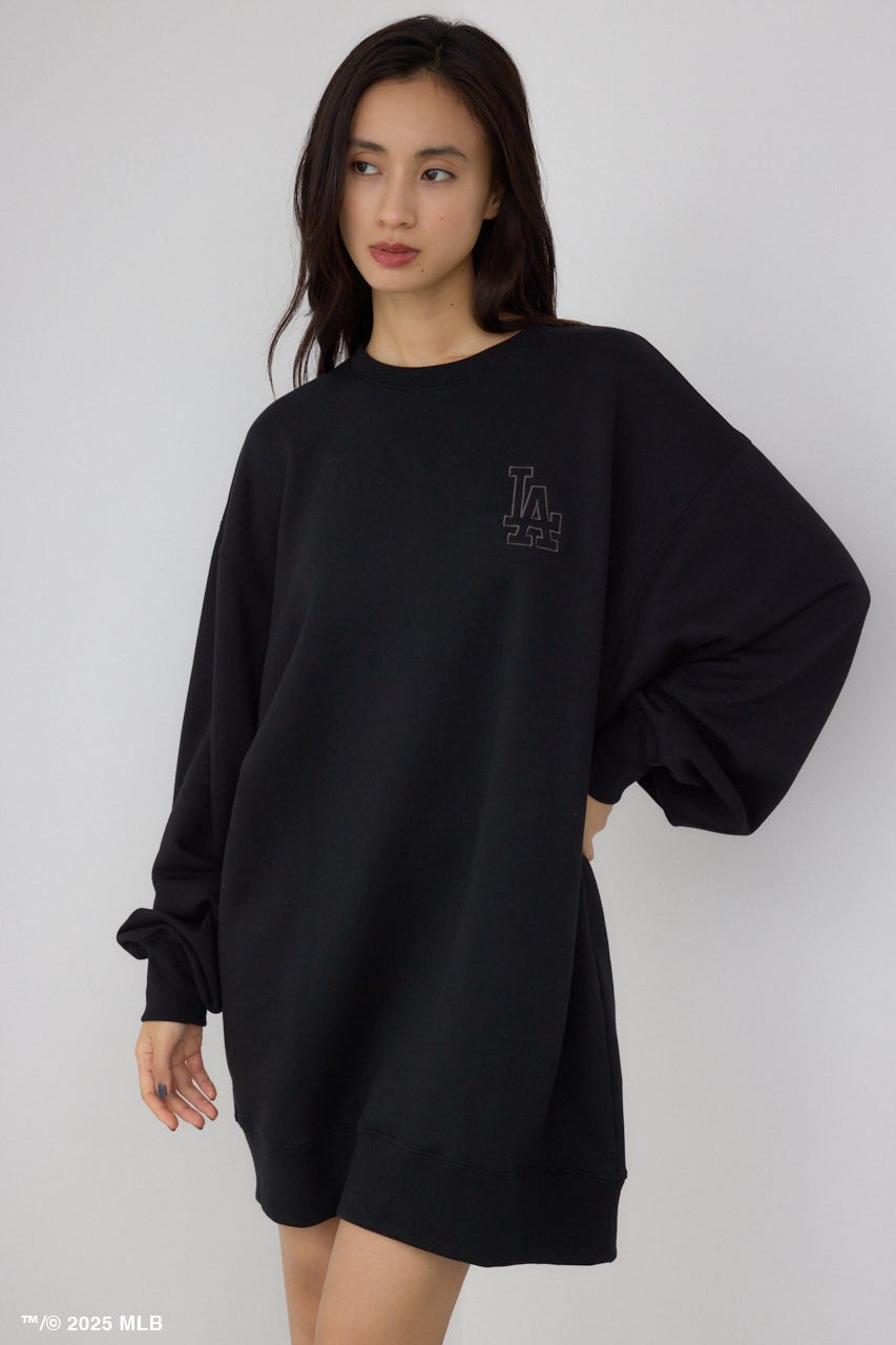 【MLB】AZUL エンボスロゴスウェット BLK FREE