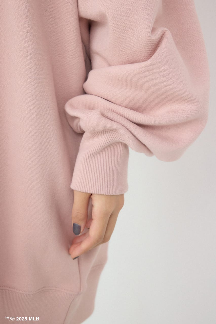 【MLB】AZUL エンボスロゴスウェット PNK FREE