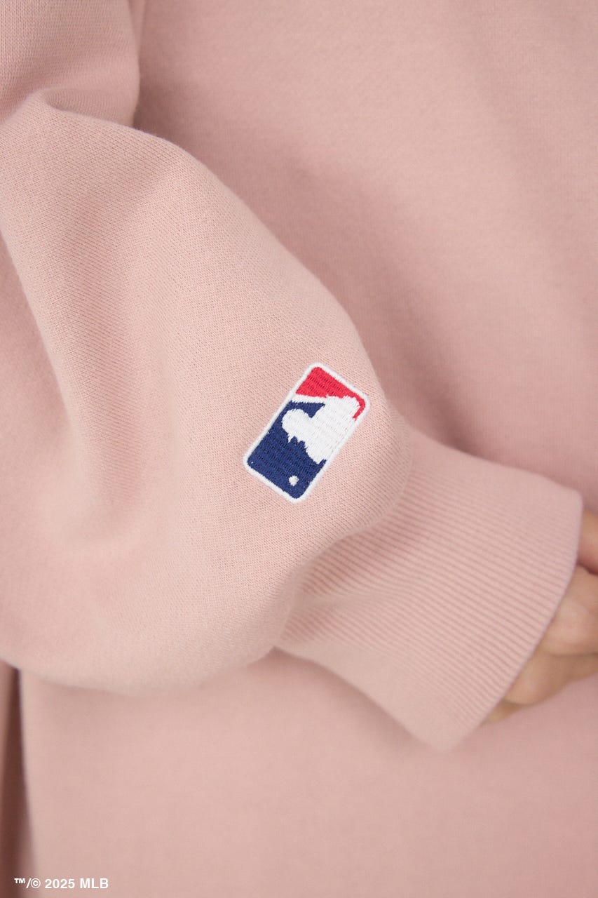 【MLB】AZUL エンボスロゴスウェット PNK FREE