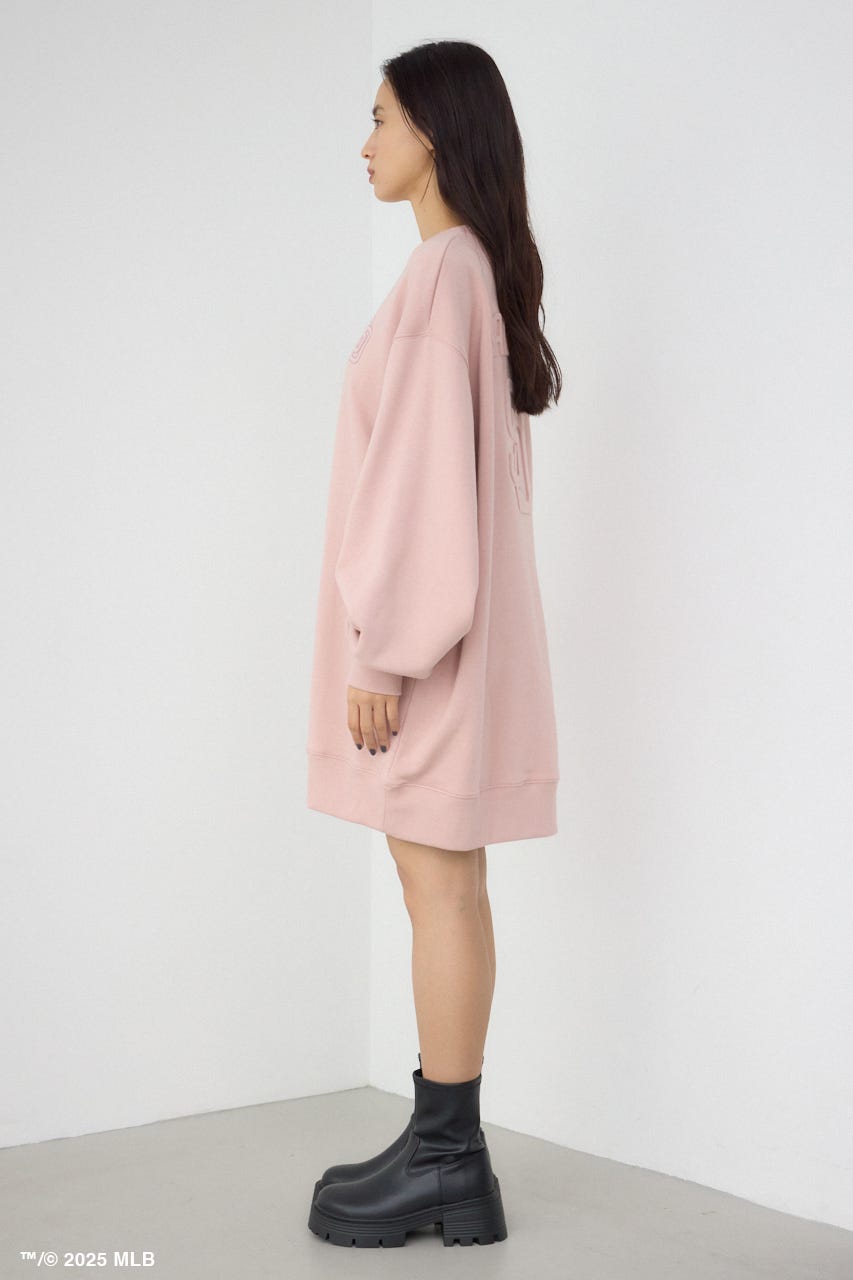 【MLB】AZUL エンボスロゴスウェット PNK FREE