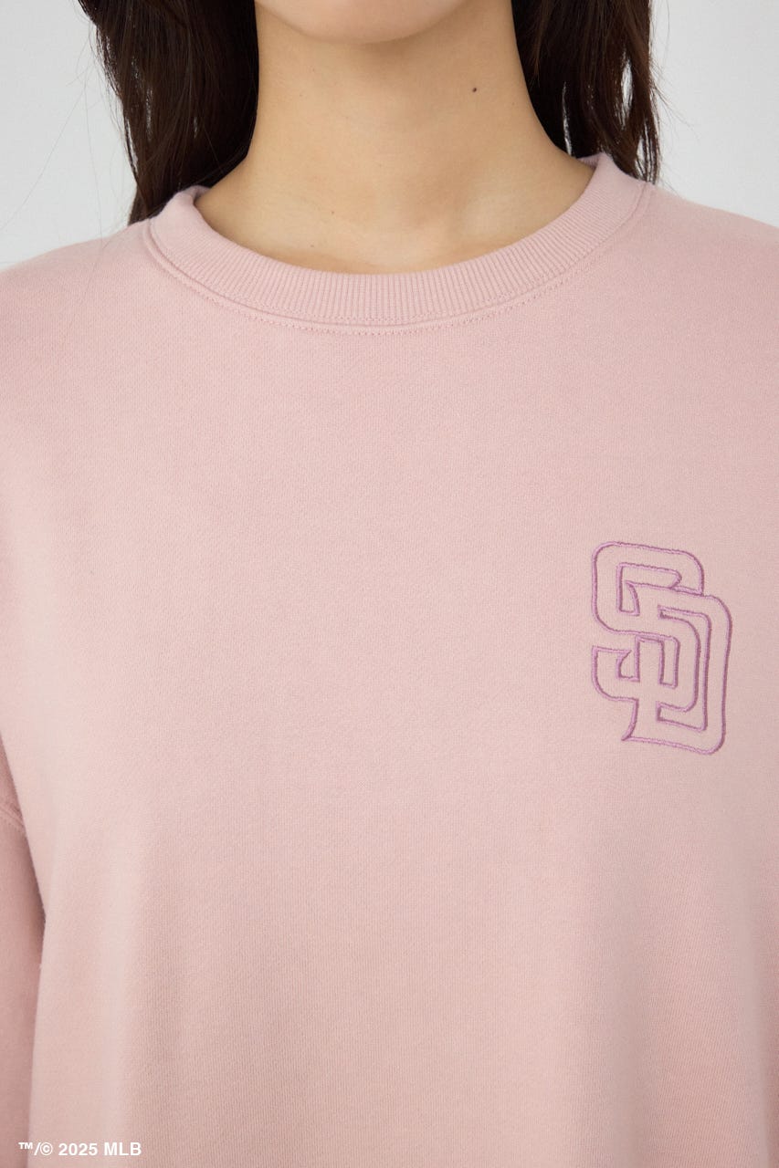 【MLB】AZUL エンボスロゴスウェット PNK FREE