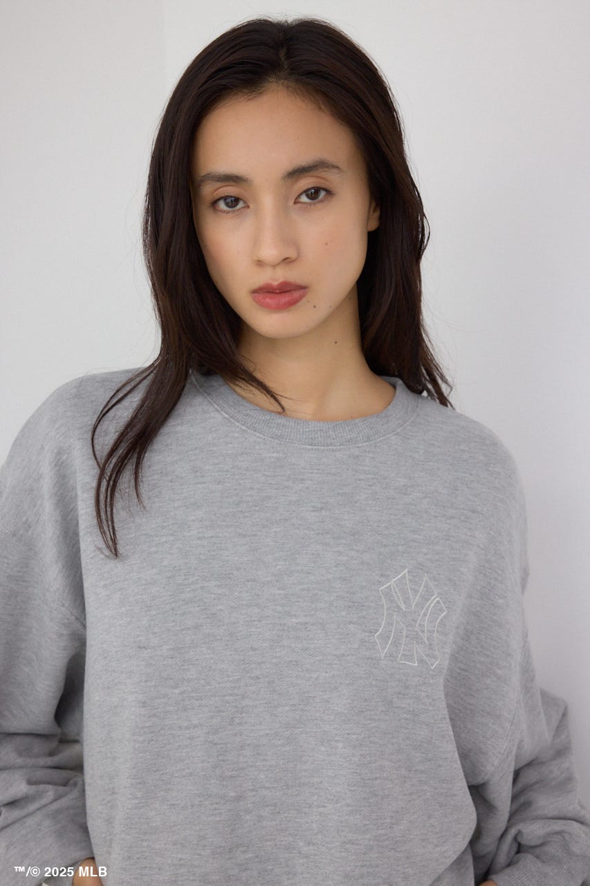 【MLB】AZUL エンボスロゴスウェット T.GRY FREE