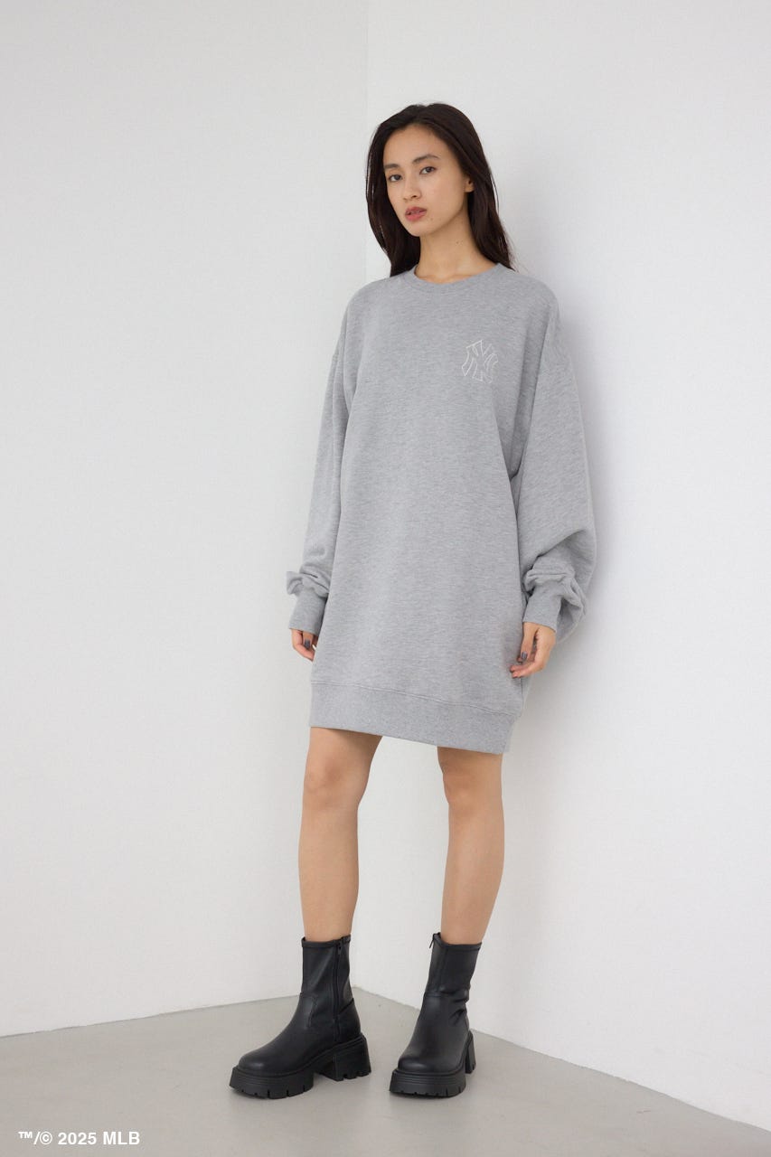 【MLB】AZUL エンボスロゴスウェット T.GRY FREE