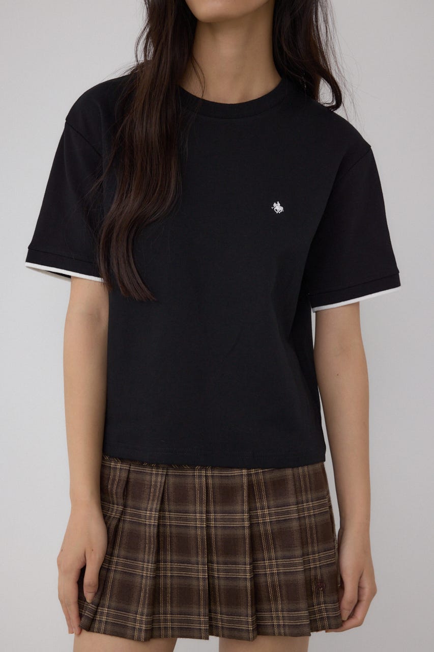 【POLO BCS×AZUL】リンガーTシャツ BLK FREE