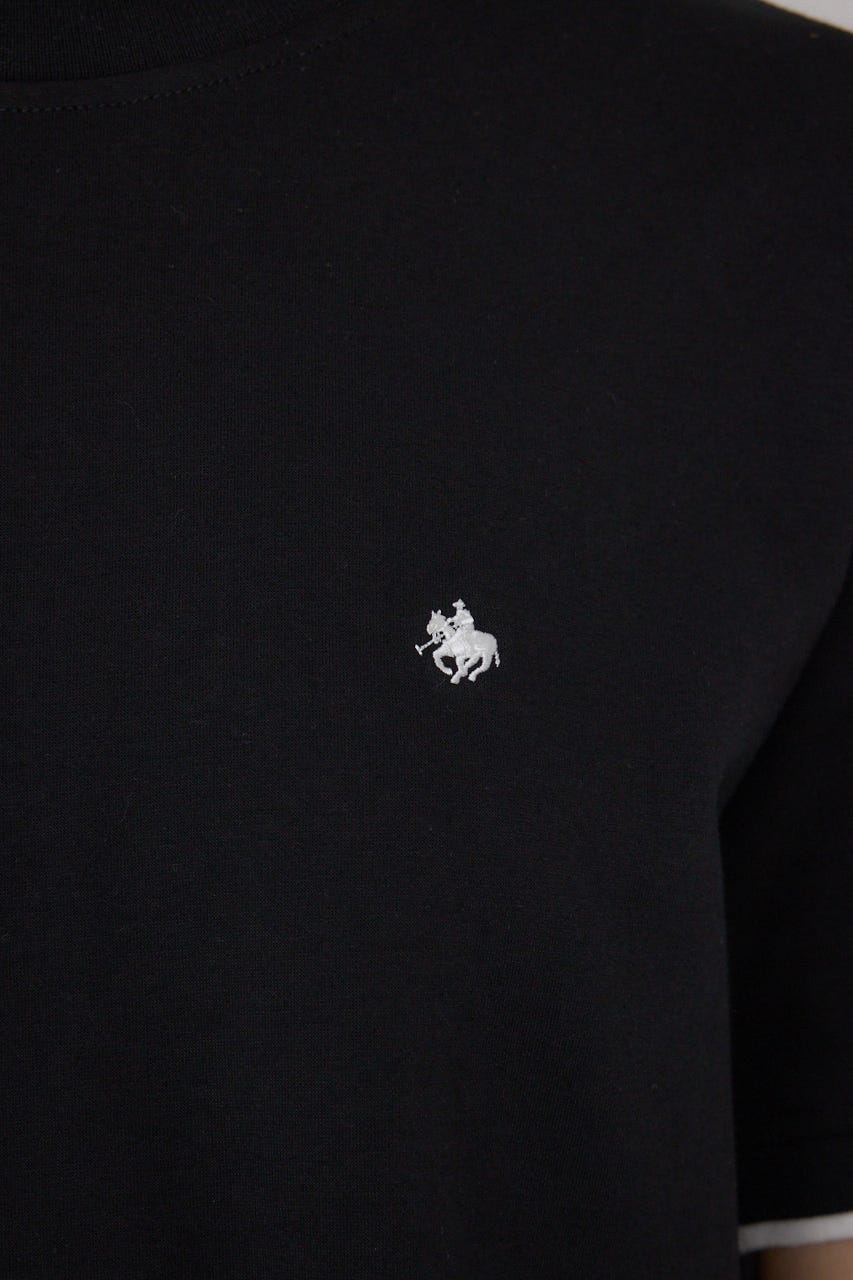 【POLO BCS×AZUL】リンガーTシャツ BLK FREE