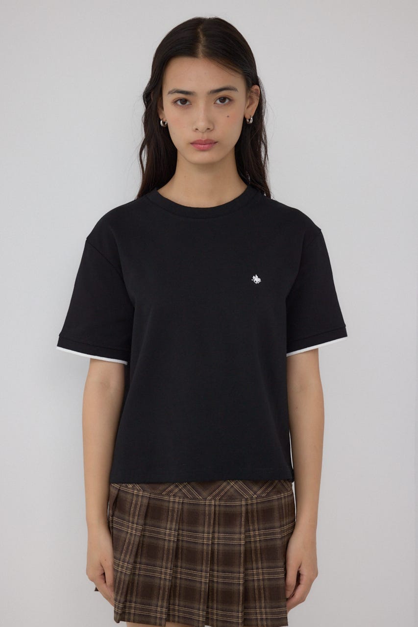 【POLO BCS×AZUL】リンガーTシャツ BLK FREE