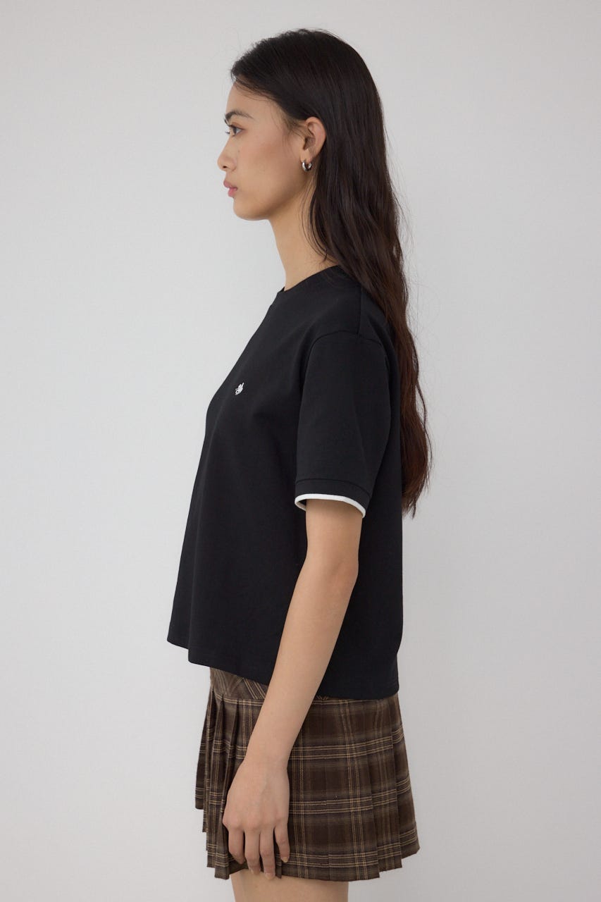 【POLO BCS×AZUL】リンガーTシャツ BLK FREE