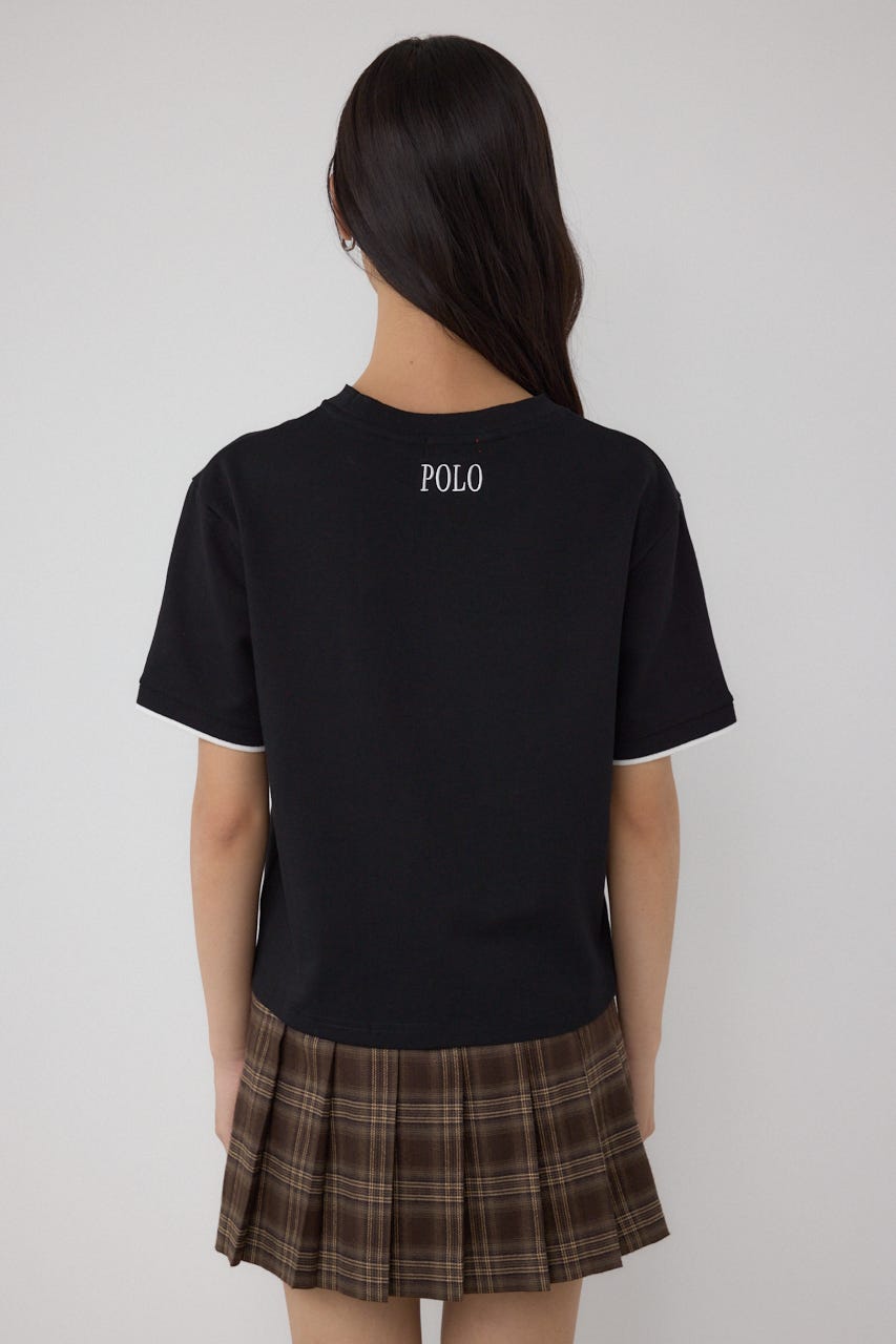 【POLO BCS×AZUL】リンガーTシャツ BLK FREE