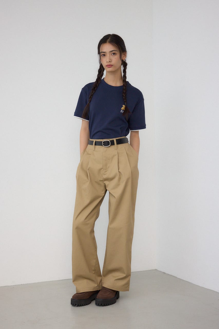 【POLO BCS×AZUL】リンガーTシャツ NVY FREE