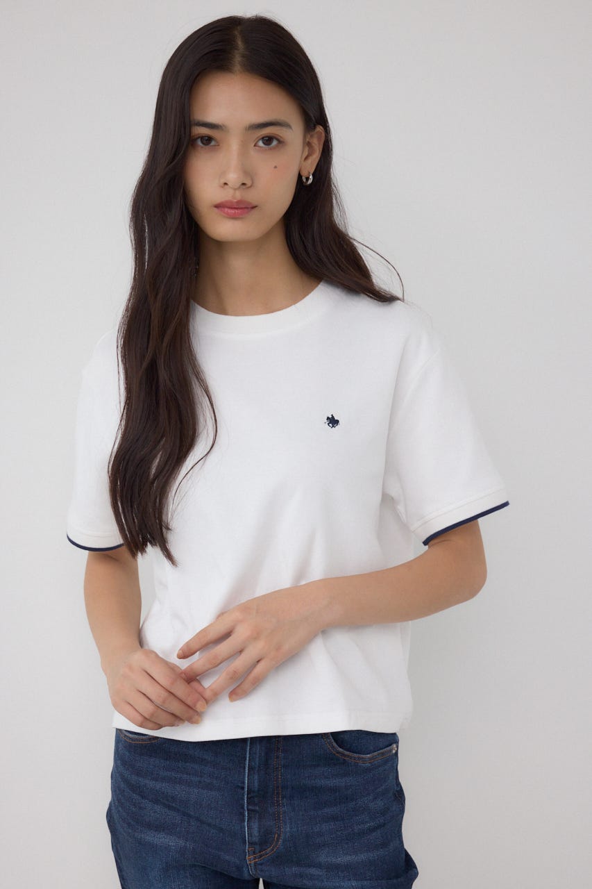 【POLO BCS×AZUL】リンガーTシャツ WHT FREE