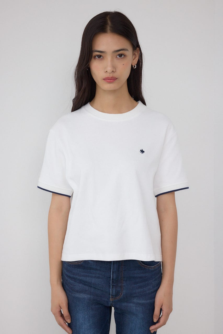 【POLO BCS×AZUL】リンガーTシャツ WHT FREE