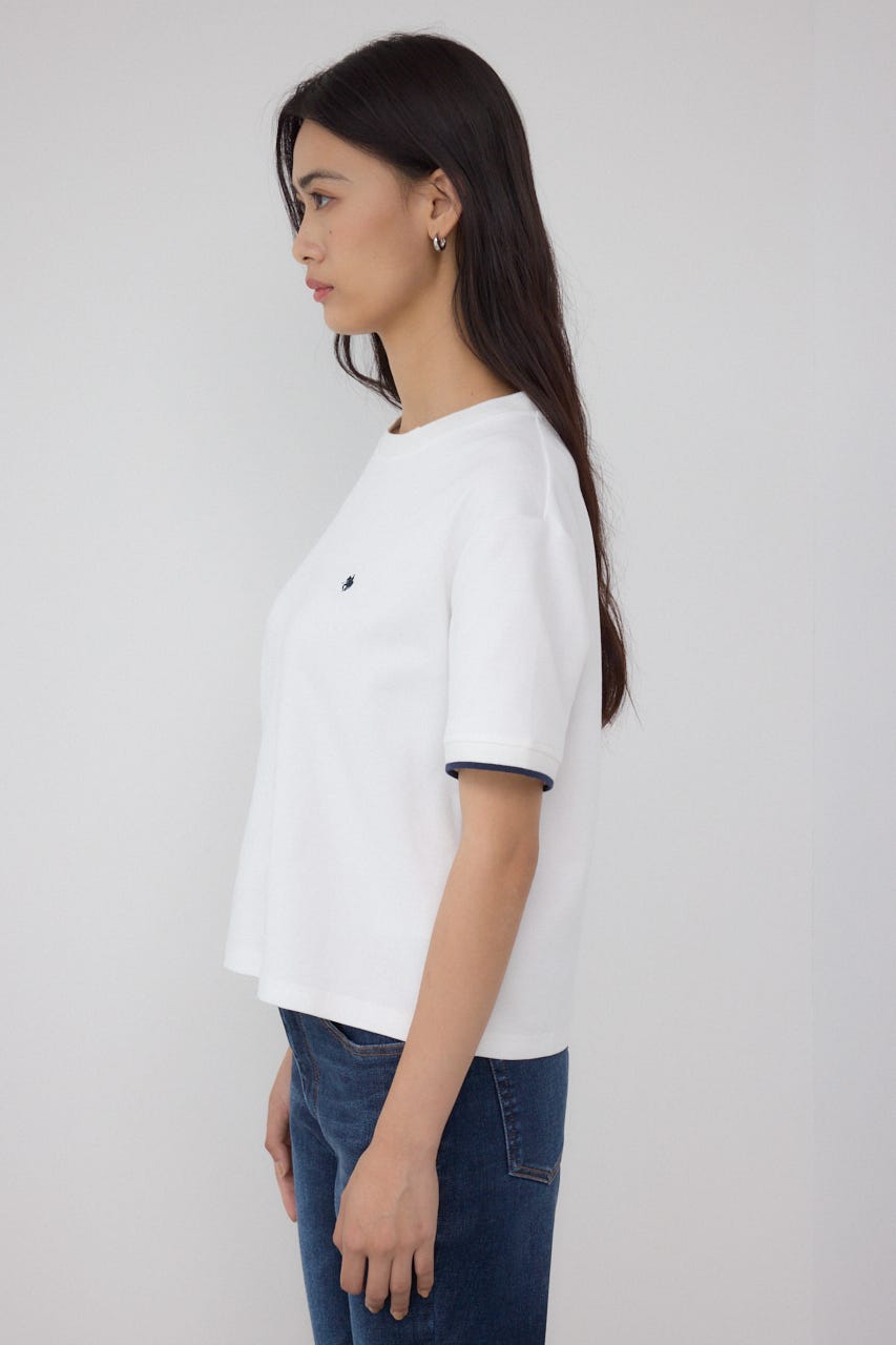 【POLO BCS×AZUL】リンガーTシャツ WHT FREE