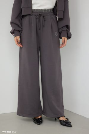 【MLB】AZUL ダブルウエストスウェットパンツ