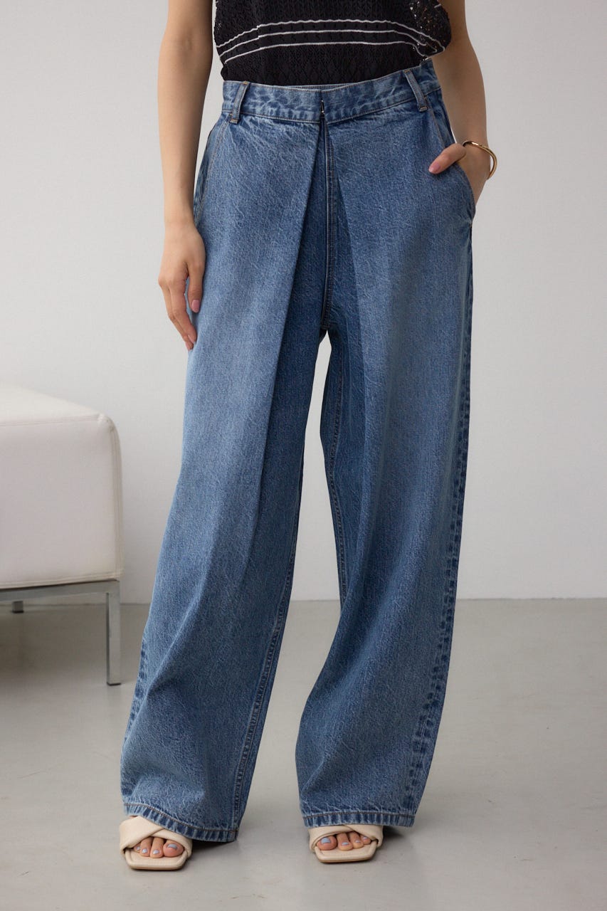 AZUL BY MOUSSY | AZUL DENIM フロントタックワイドデニム