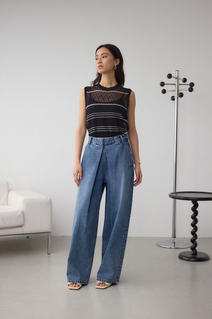 blueblue様、専用 AZUL BY MOUSSY | AZUL DENIM フロントタックワイドデニム