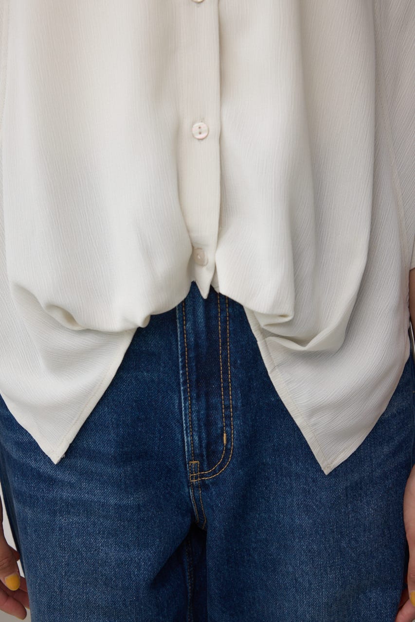 AZUL BY MOUSSY | 楊柳タックヘムコクーンシャツ (シャツ