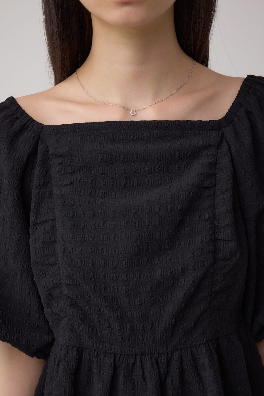 現行品✨美品　SONO Mumダブルクロス　ペプラムギャザーブラウス　ペプラム 楽天市場】5分袖ペプラムギャザーブラウス レディース 夏