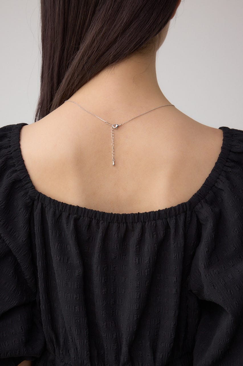 2WAYペプラムギャザーブラウス BLK FREE