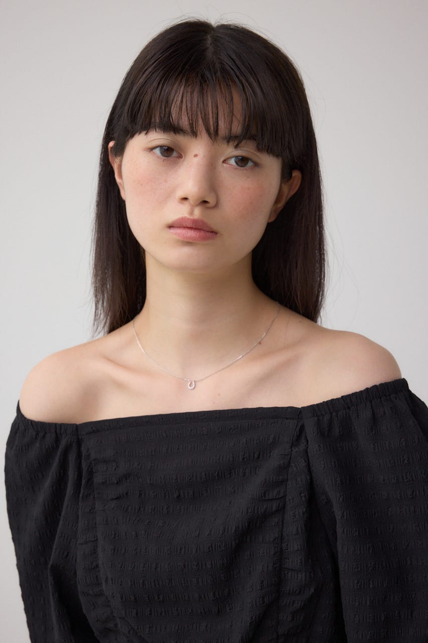 AZUL BY MOUSSY | 2WAYペプラムギャザーブラウス (シャツ