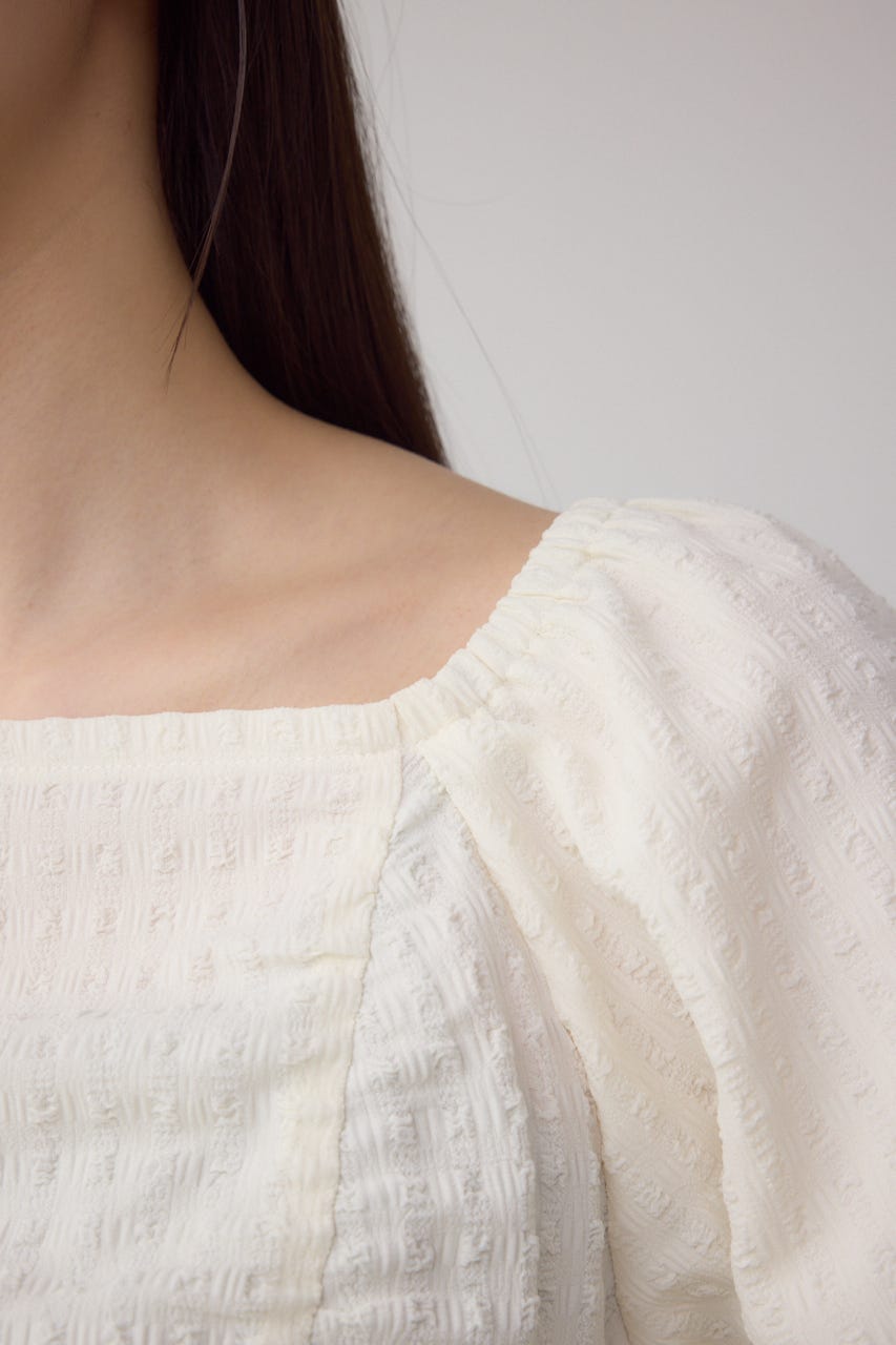 2WAYペプラムギャザーブラウス IVOY FREE