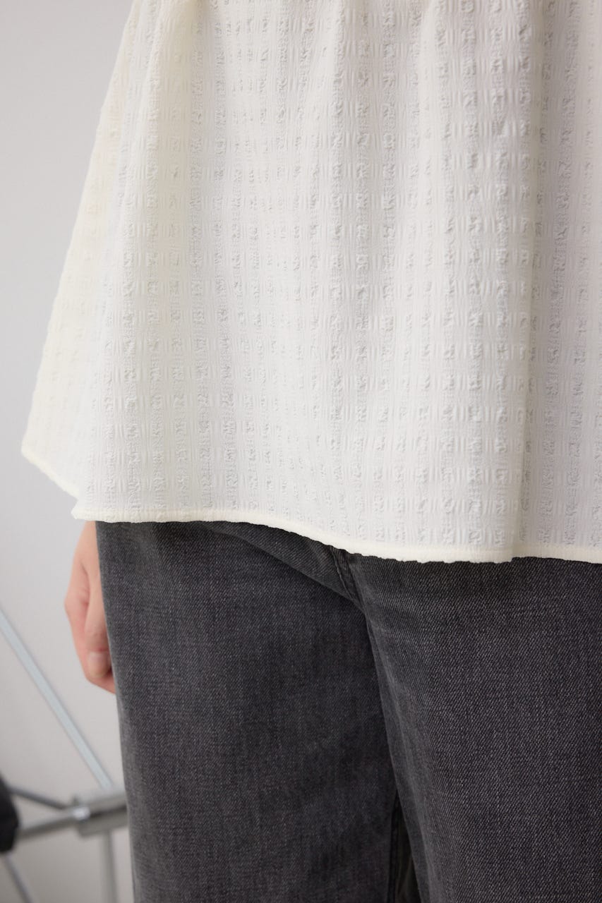 2WAYペプラムギャザーブラウス IVOY FREE