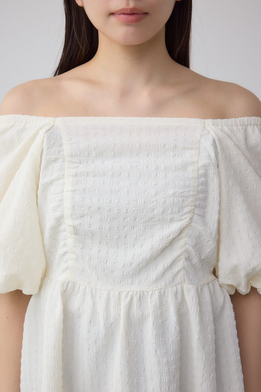 2WAYペプラムギャザーブラウス IVOY FREE