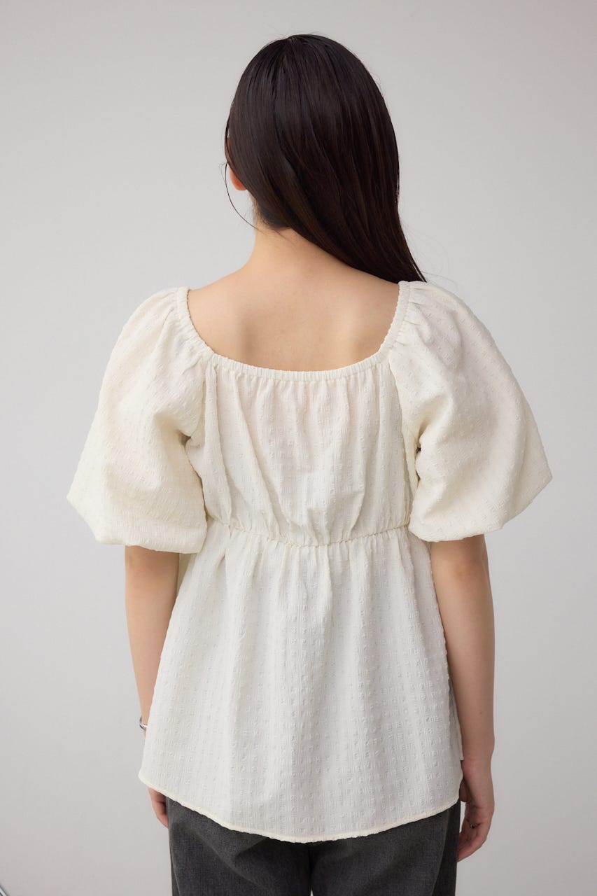 2WAYペプラムギャザーブラウス IVOY FREE