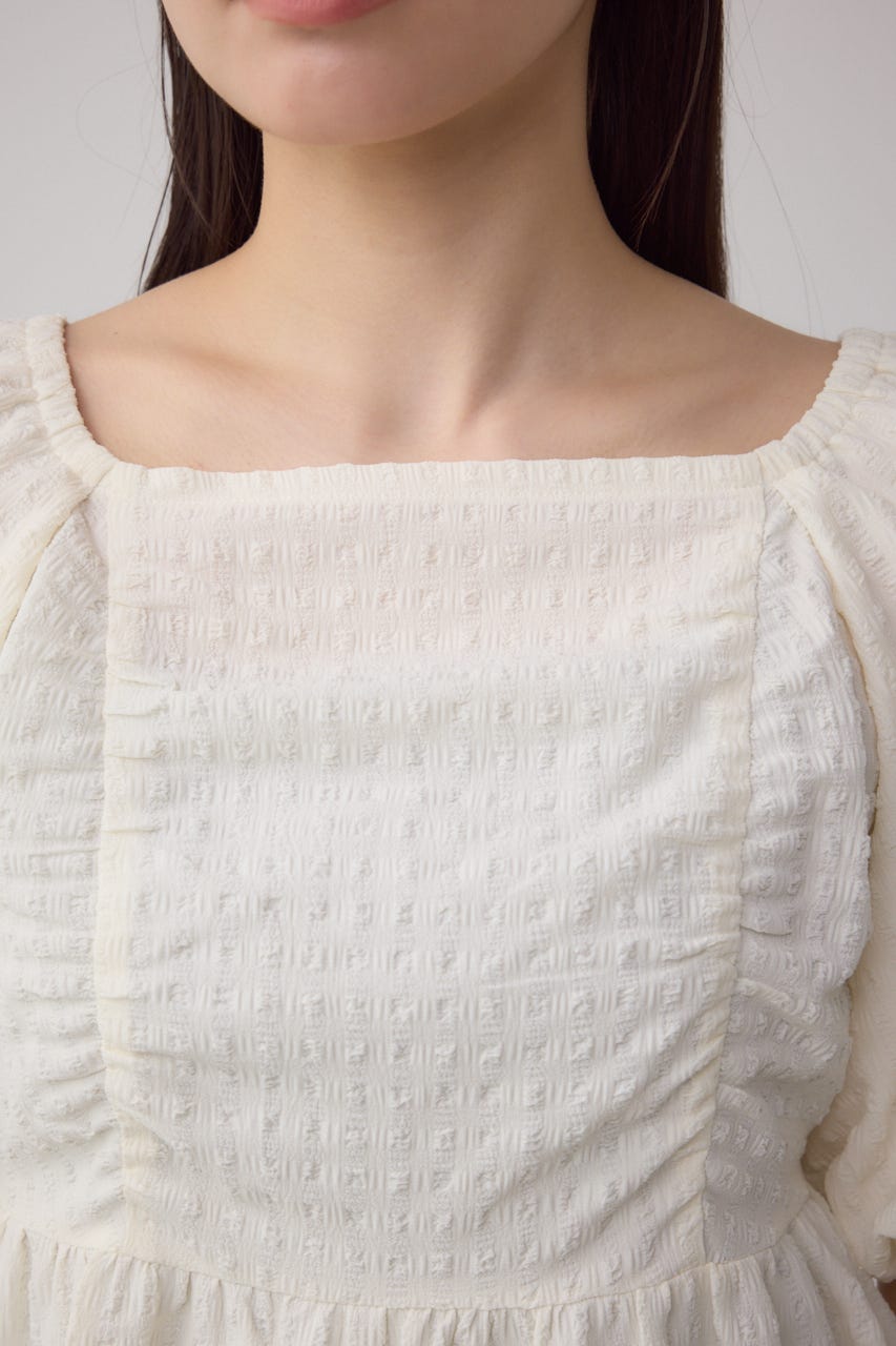 2WAYペプラムギャザーブラウス IVOY FREE