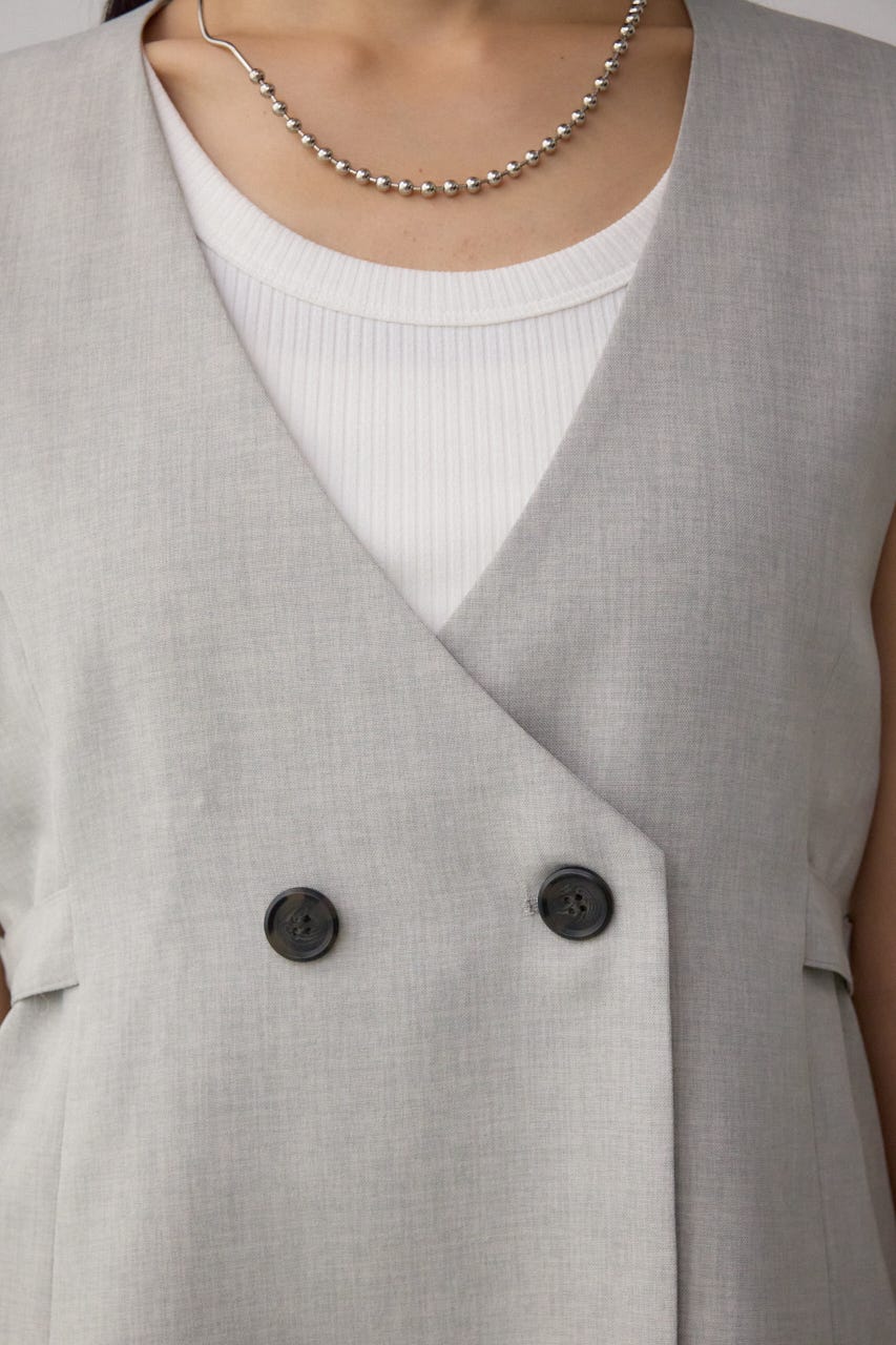 イージーケアリネンライクジレ GRY S