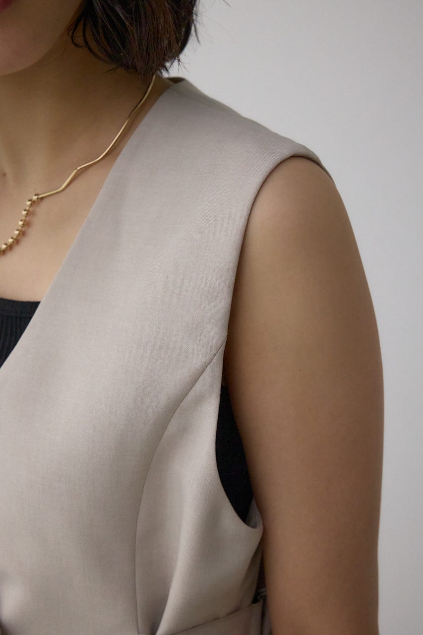 イージーケアリネンライクジレ L/BEG S