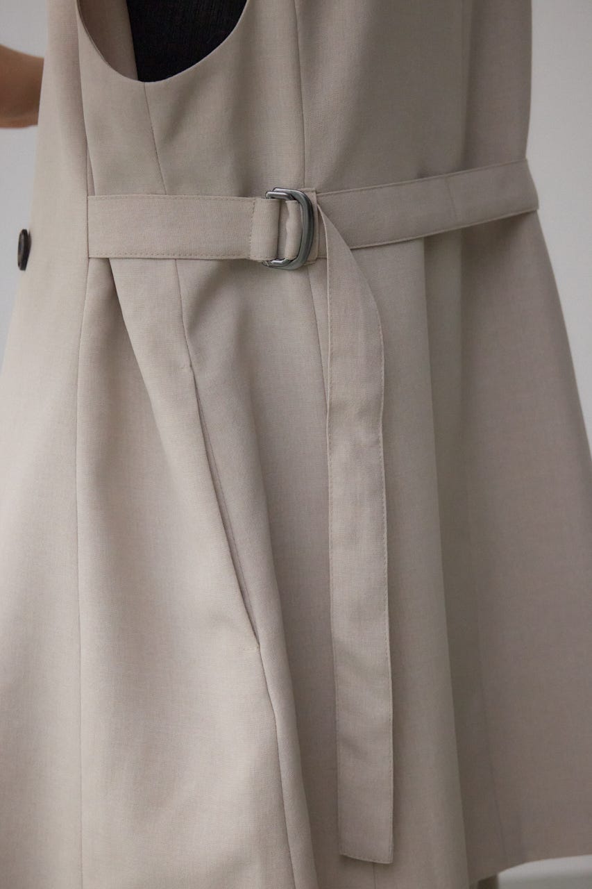 イージーケアリネンライクジレ L/BEG S