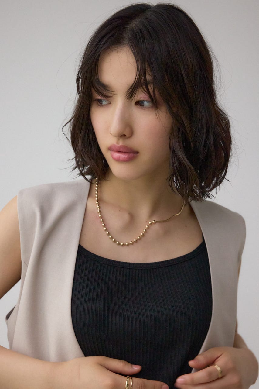 イージーケアリネンライクジレ L/BEG S