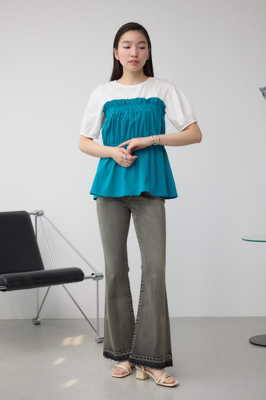 AZUL BY MOUSSY | C/T撥水ビスチェドッキングトップス (シャツ