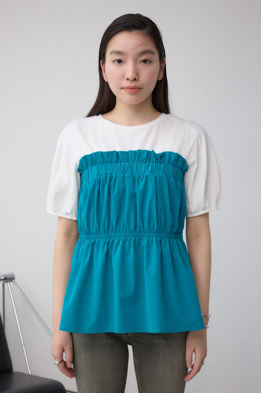 AZUL BY MOUSSY | C/T撥水ビスチェドッキングトップス (シャツ
