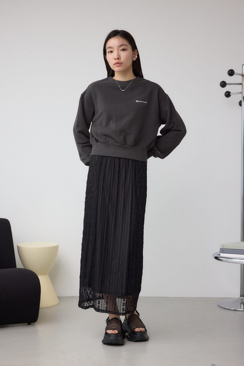 スイッチングレーススカート BLK S