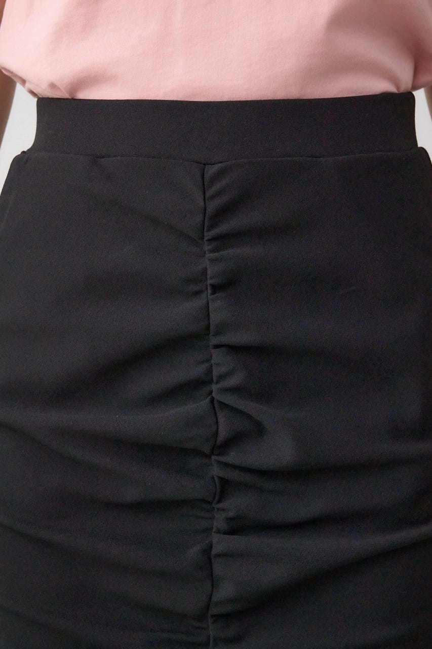 moussy スカート BLACK BY MOUSSY | front zip skirt (スカート ) |SHEL'TTER