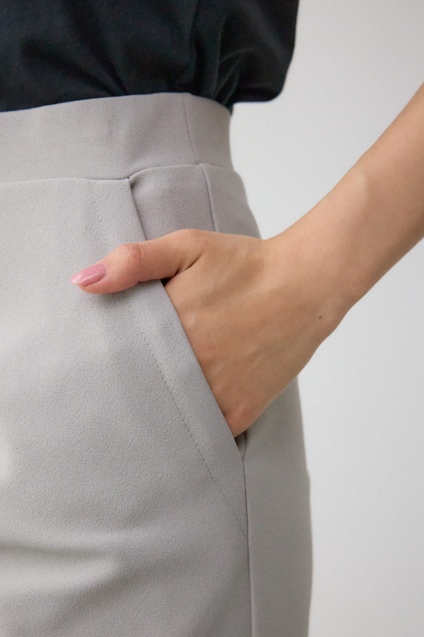 ギャザーナロースカート GRY M