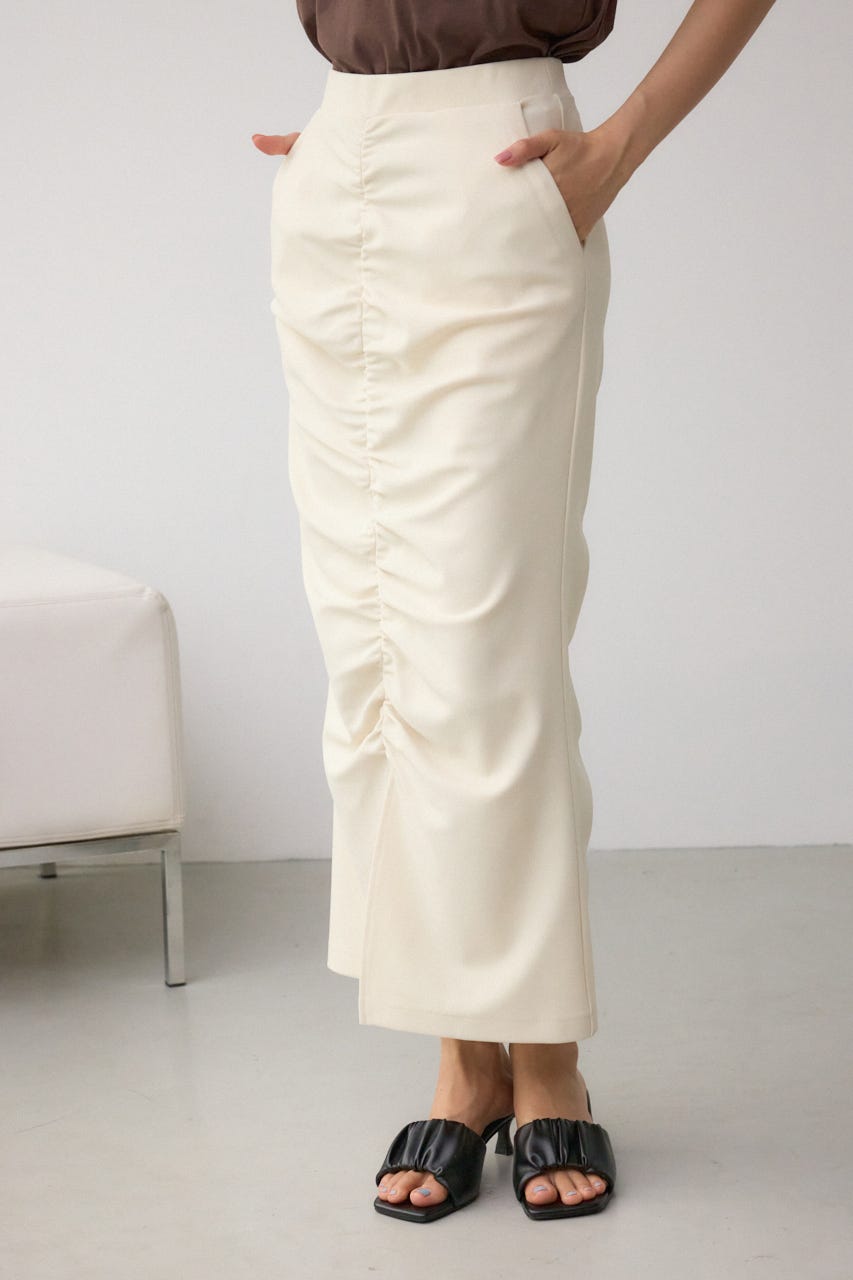 ギャザーナロースカート IVOY M