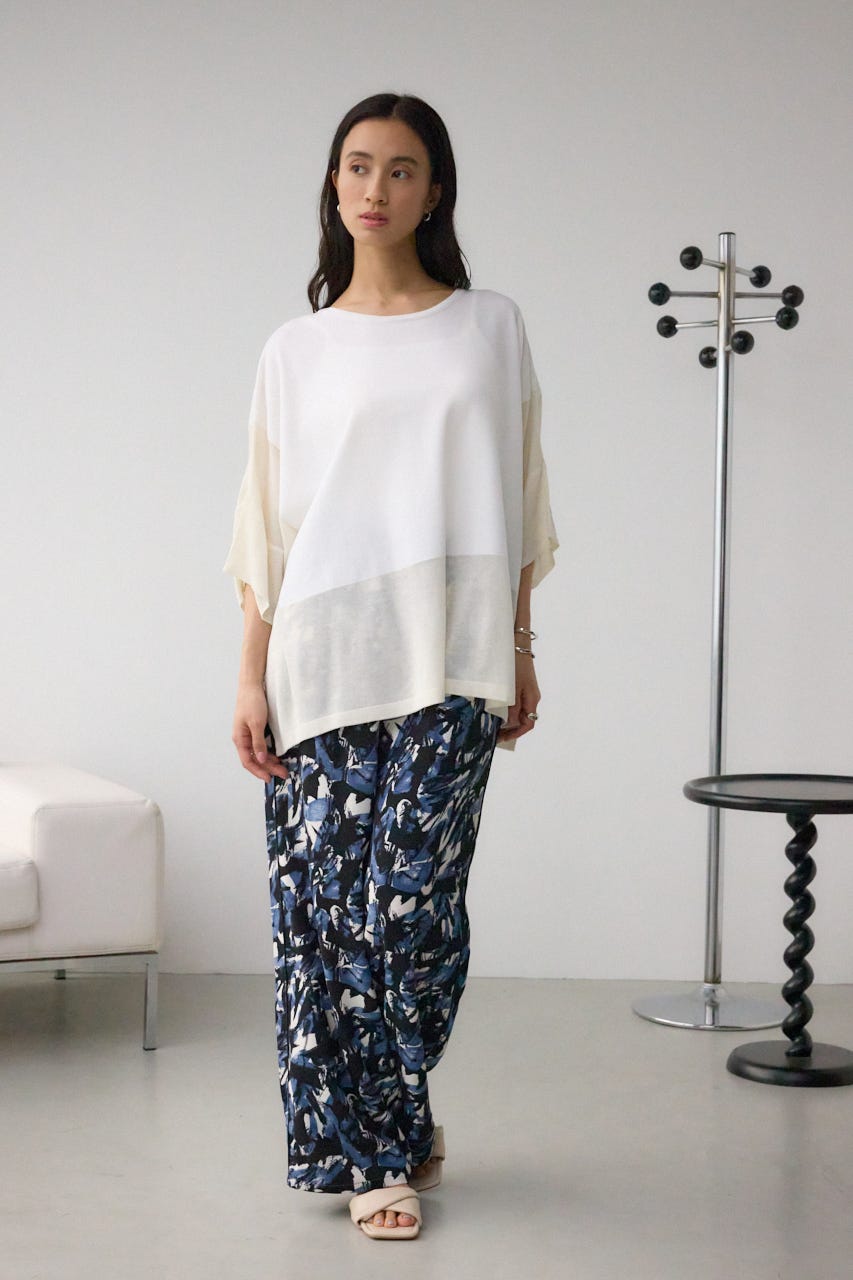 AZUL BY MOUSSY | アソート柄プリントイージーパンツ (パンツ