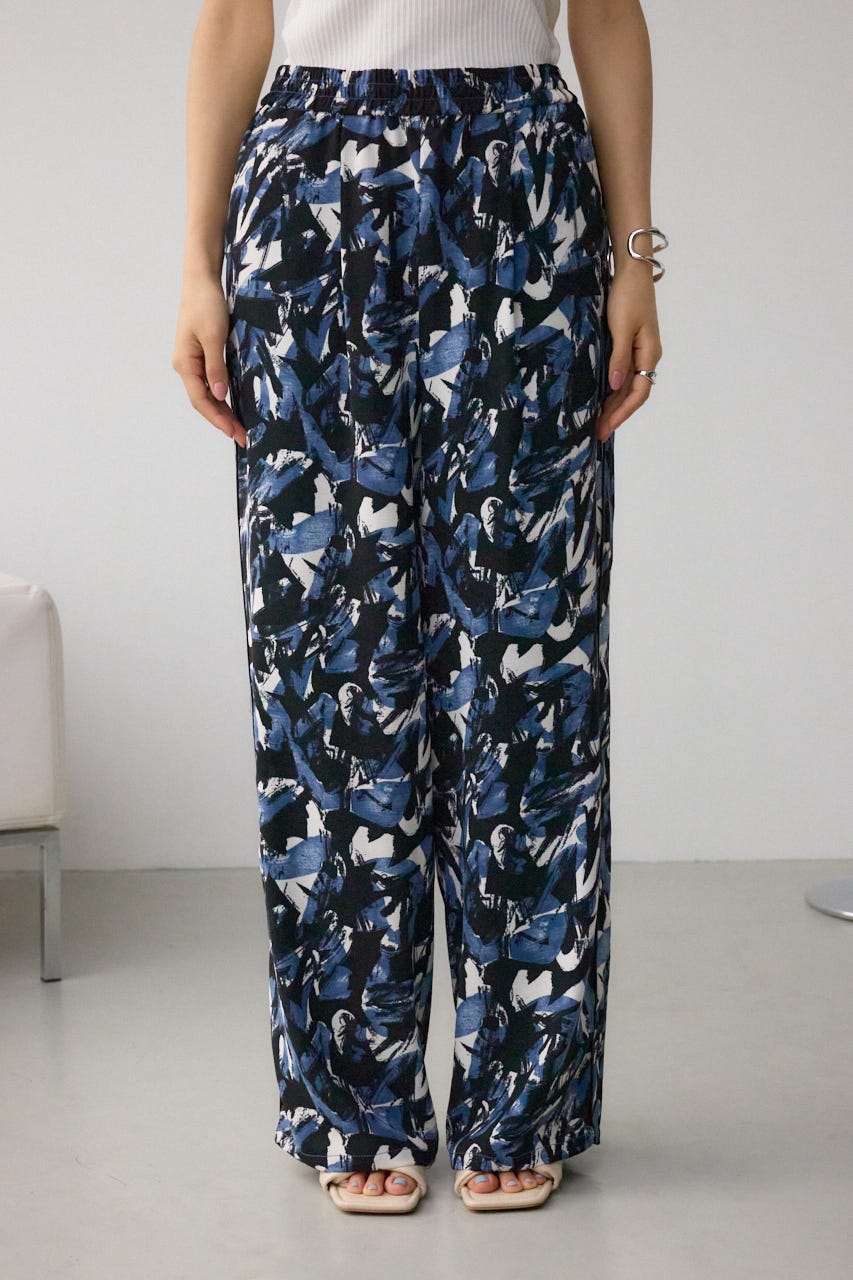 正規店仕入れの AZUL BY MOUSSY | アソート柄プリントイージーパンツ (パンツ パンツ