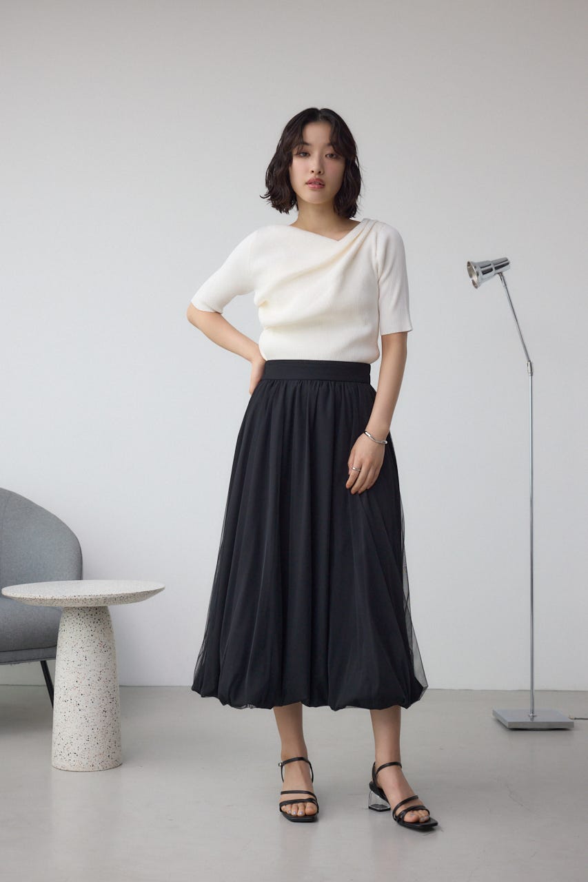 AZUL BY MOUSSY | チュールレイヤードバルーンスカート (スカート