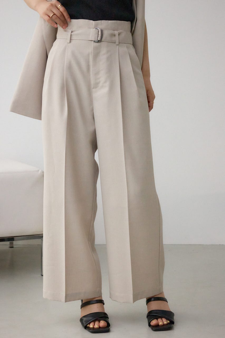 LINEN LIKE WIDE PANTS/リネンライクワイドパンツ｜WOMEN