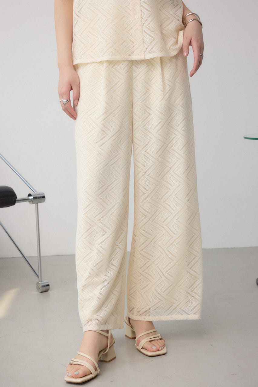 AZUL BY MOUSSY | レースワイドパンツ (パンツ ) |SHEL'TTER